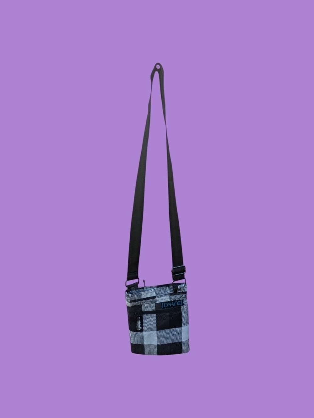 Women's Dakine Black & Gray Plaid Crossbody Bag